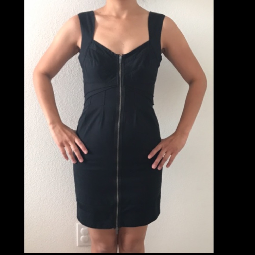 DKNY Womens Black Dress